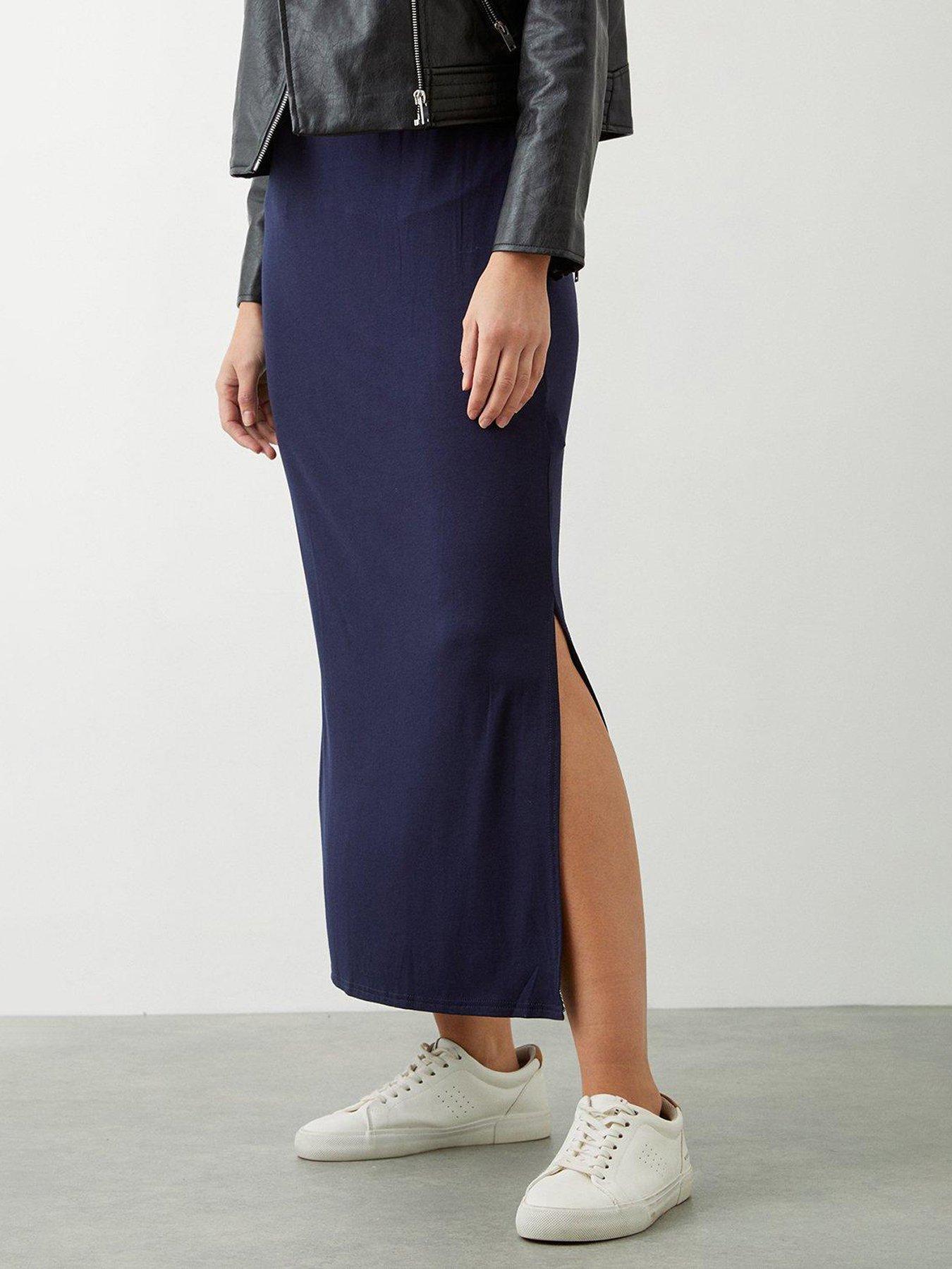 Navy skirt shop dorothy perkins