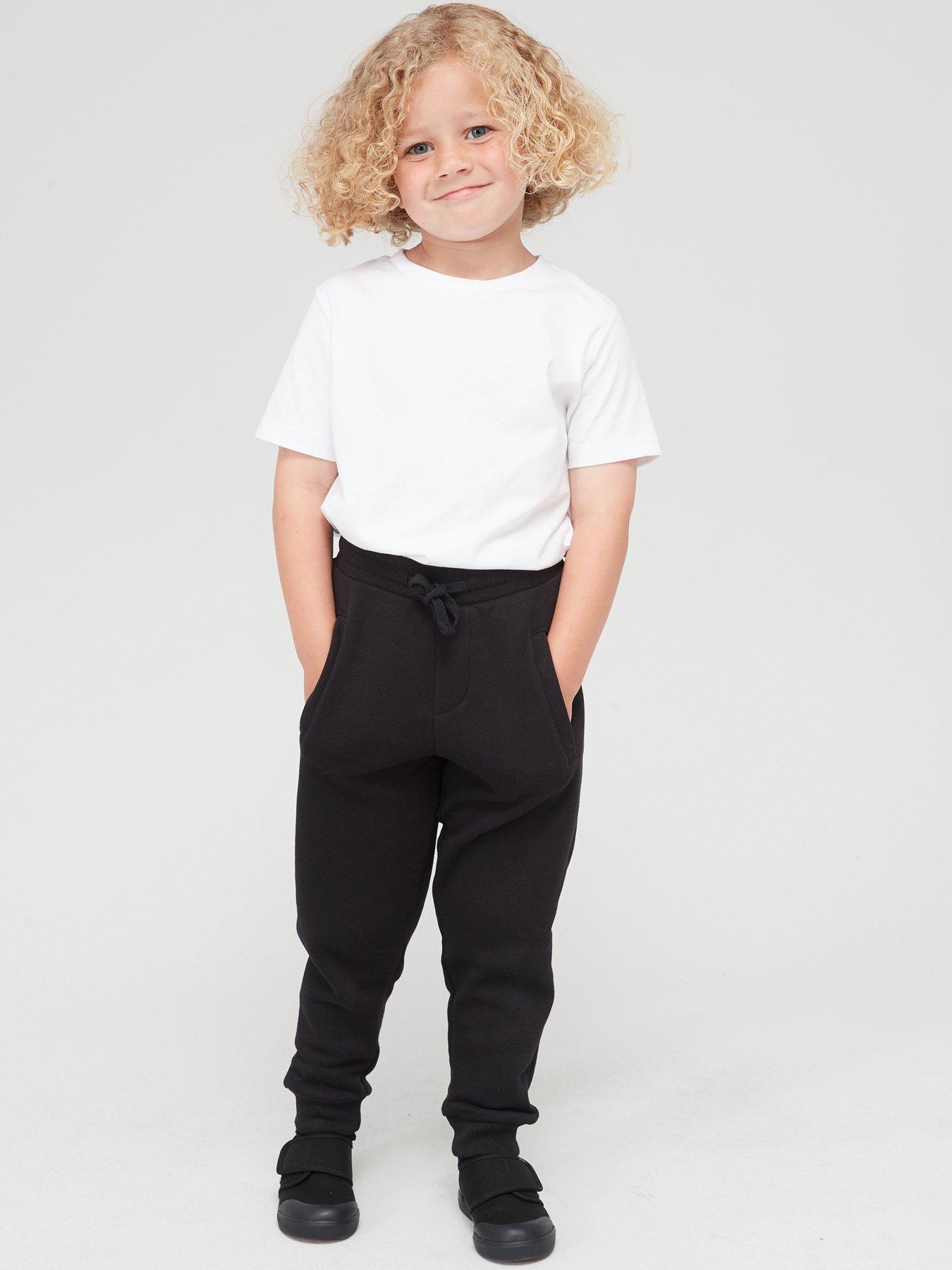 Kids black jogging store bottoms