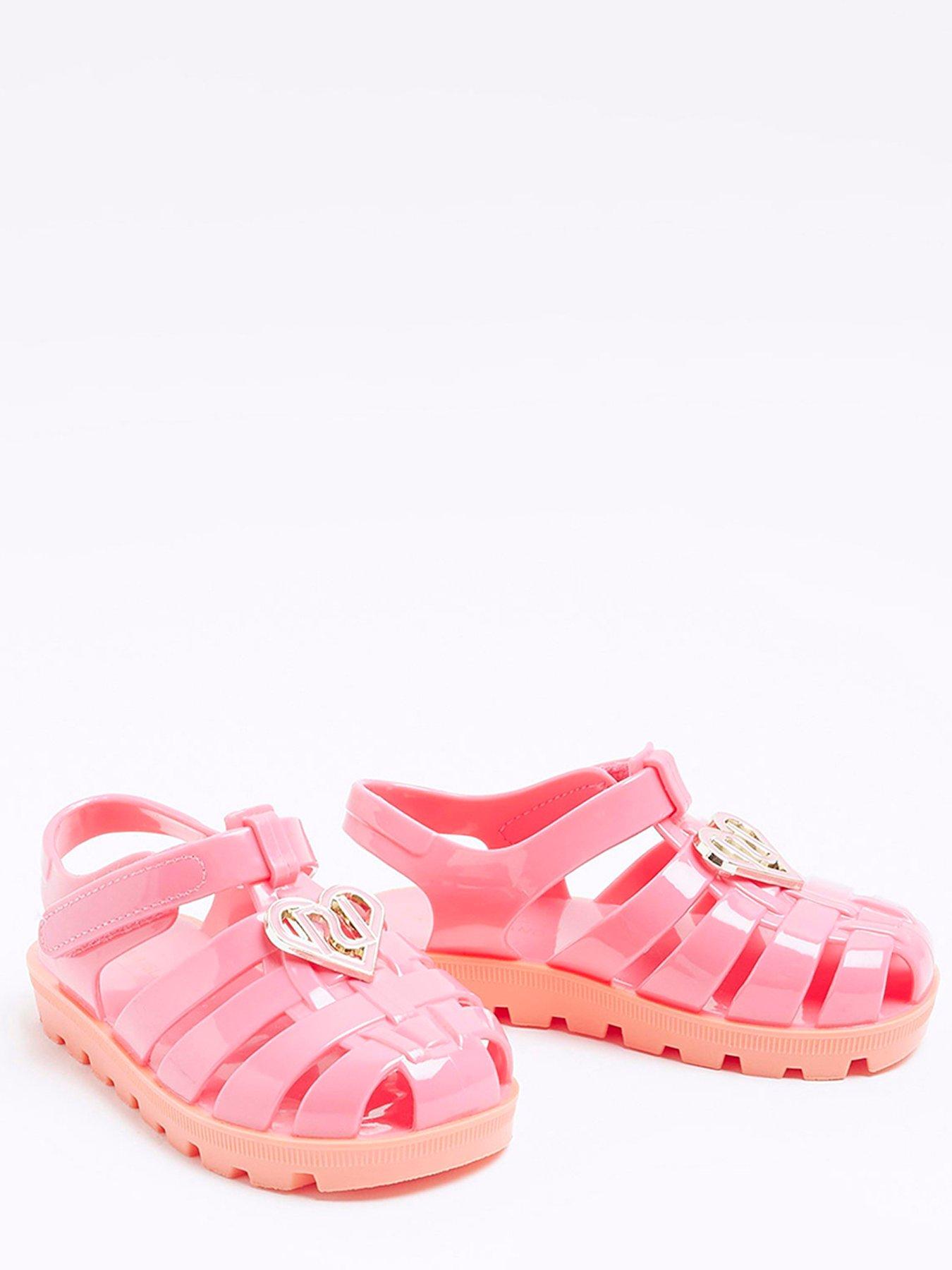 River island jelly flip flops online