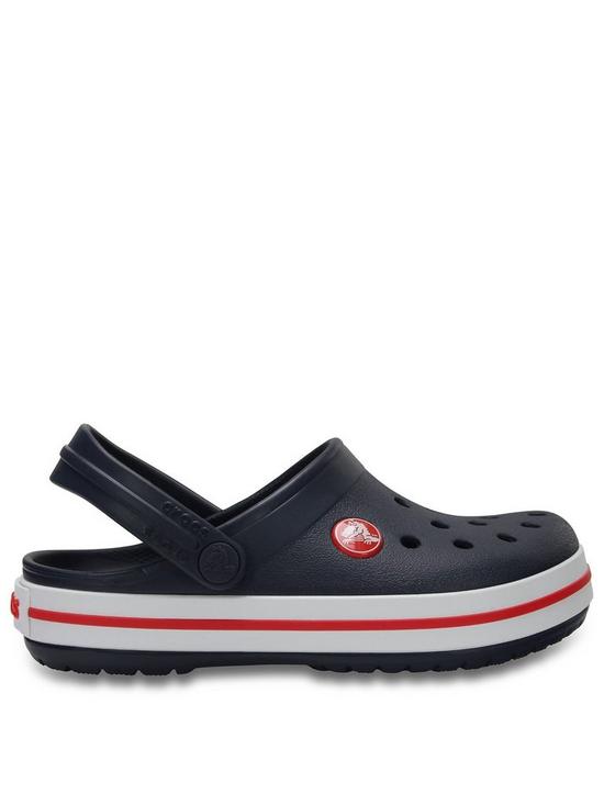 front image of crocs-crocband-clog-toddler-sandal