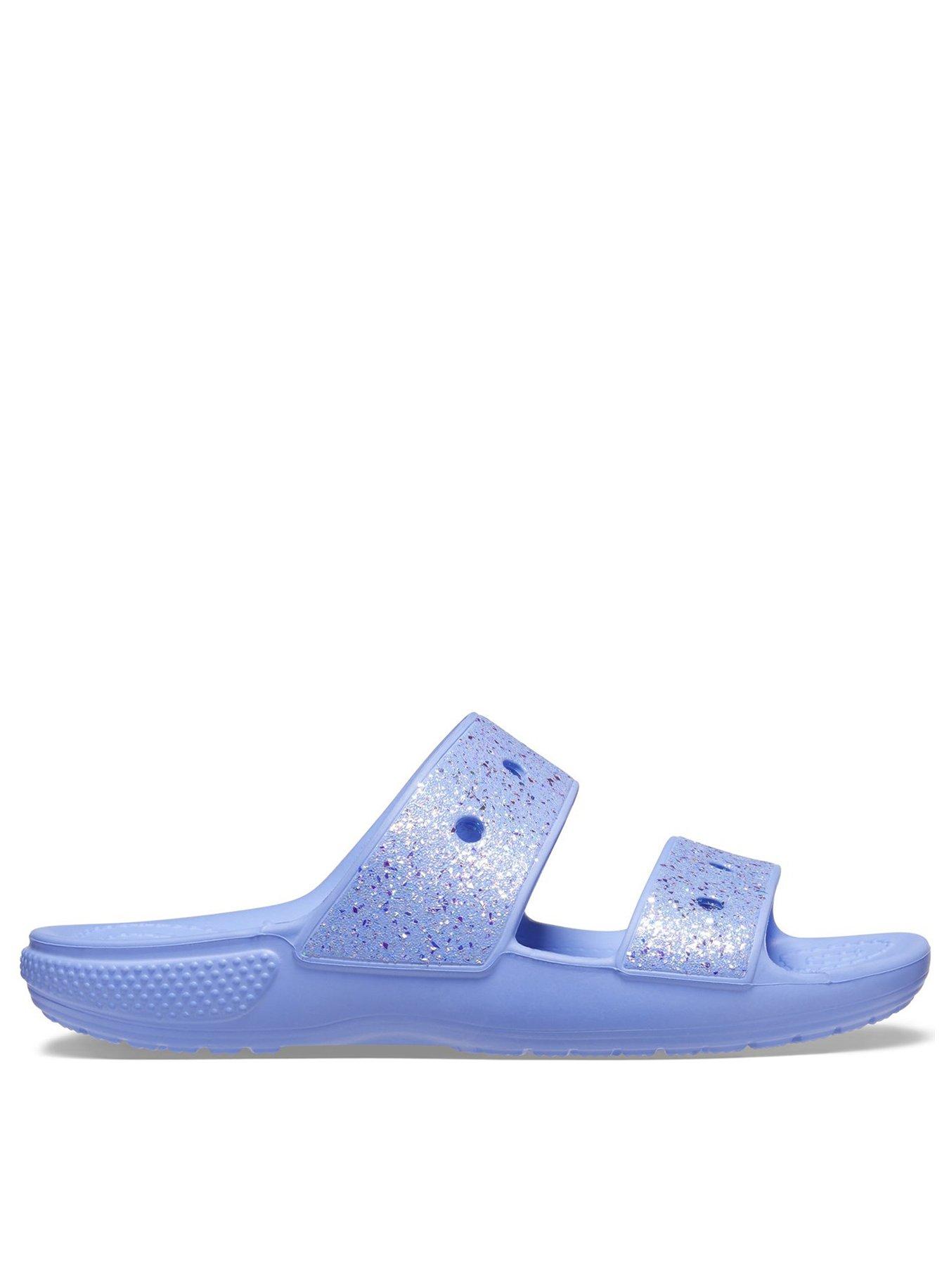 Crocs Classic Glitter Slider Sandal | very.co.uk