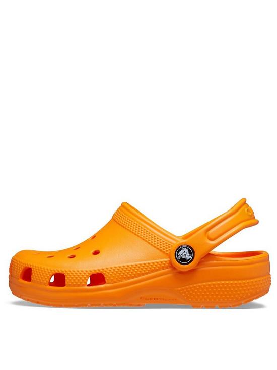 front image of crocs-classic-clog-toddler-sandal