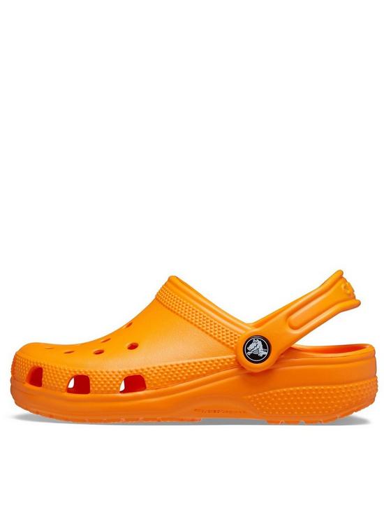front image of crocs-classic-clog-kids-sandal