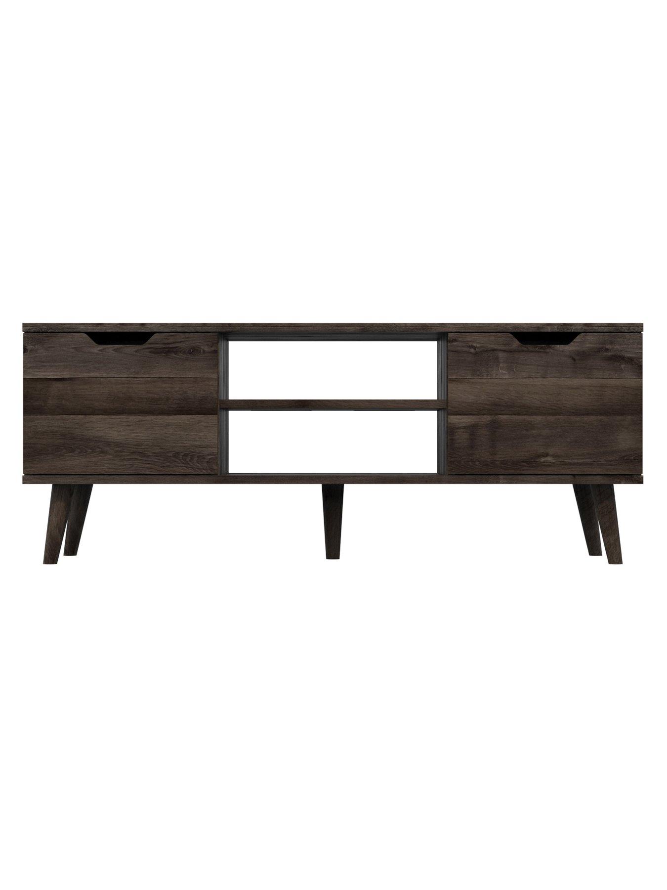 Product photograph of One Call Mustique Tv Unit - Fits Up To 65 Inch Tv - Oak Effect from very.co.uk