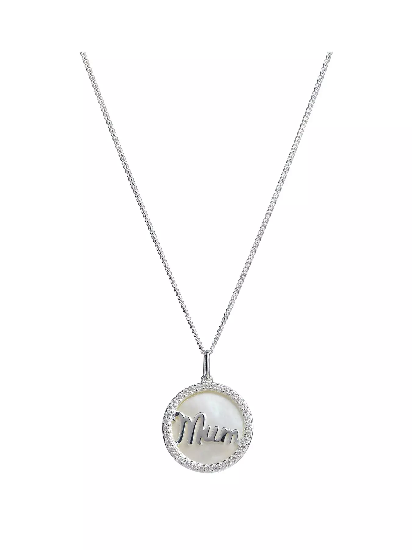 Vivienne Monogram Pendant, Pink Gold, Mother-Of-Pearl, Wood & Diamonds -  Jewelry - Categories