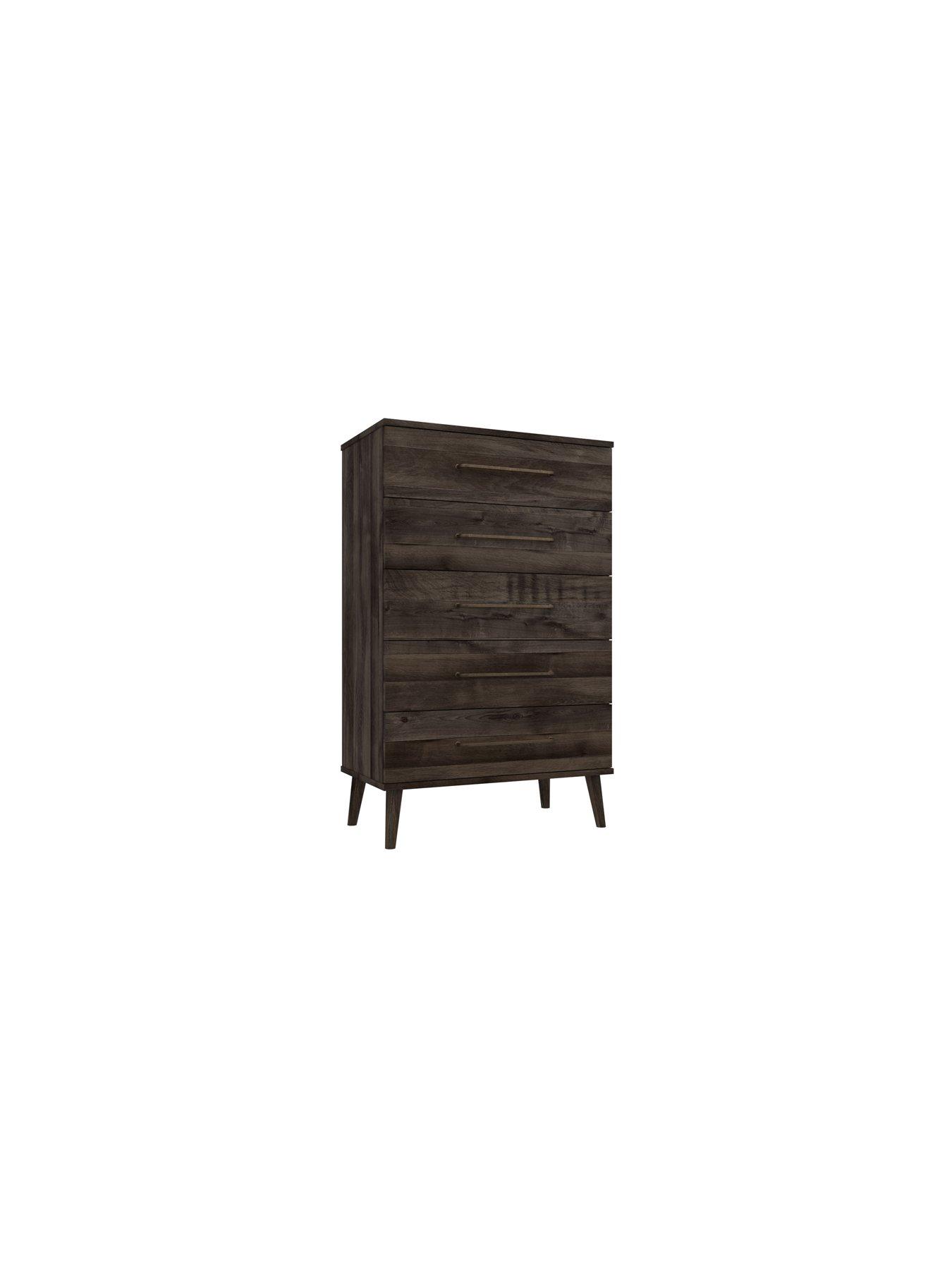 undefined Tuscany Ready Assembled 5 Drawer Chest