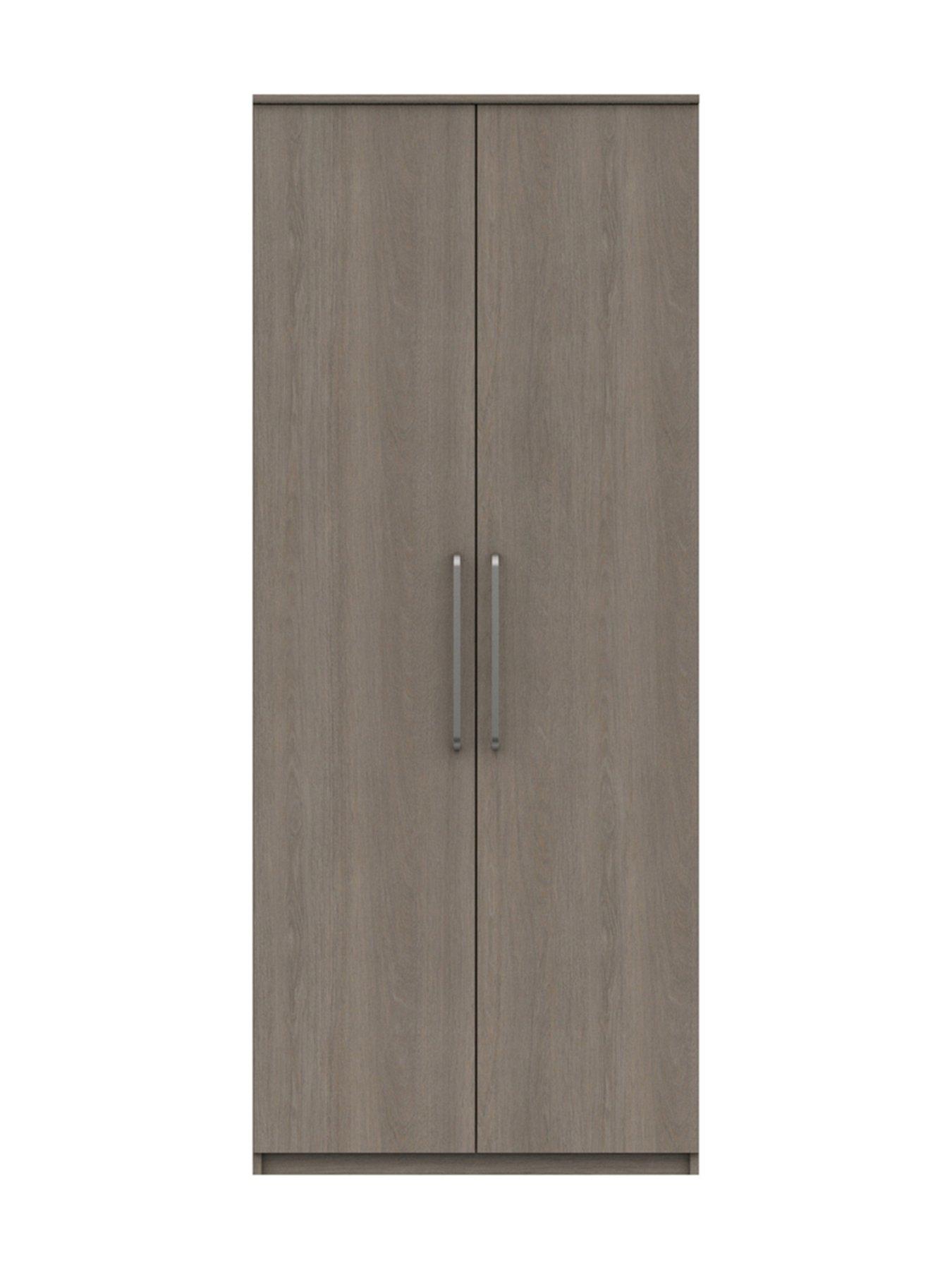 One Call Reagon Ready Assembled 2 Door Wardrobe