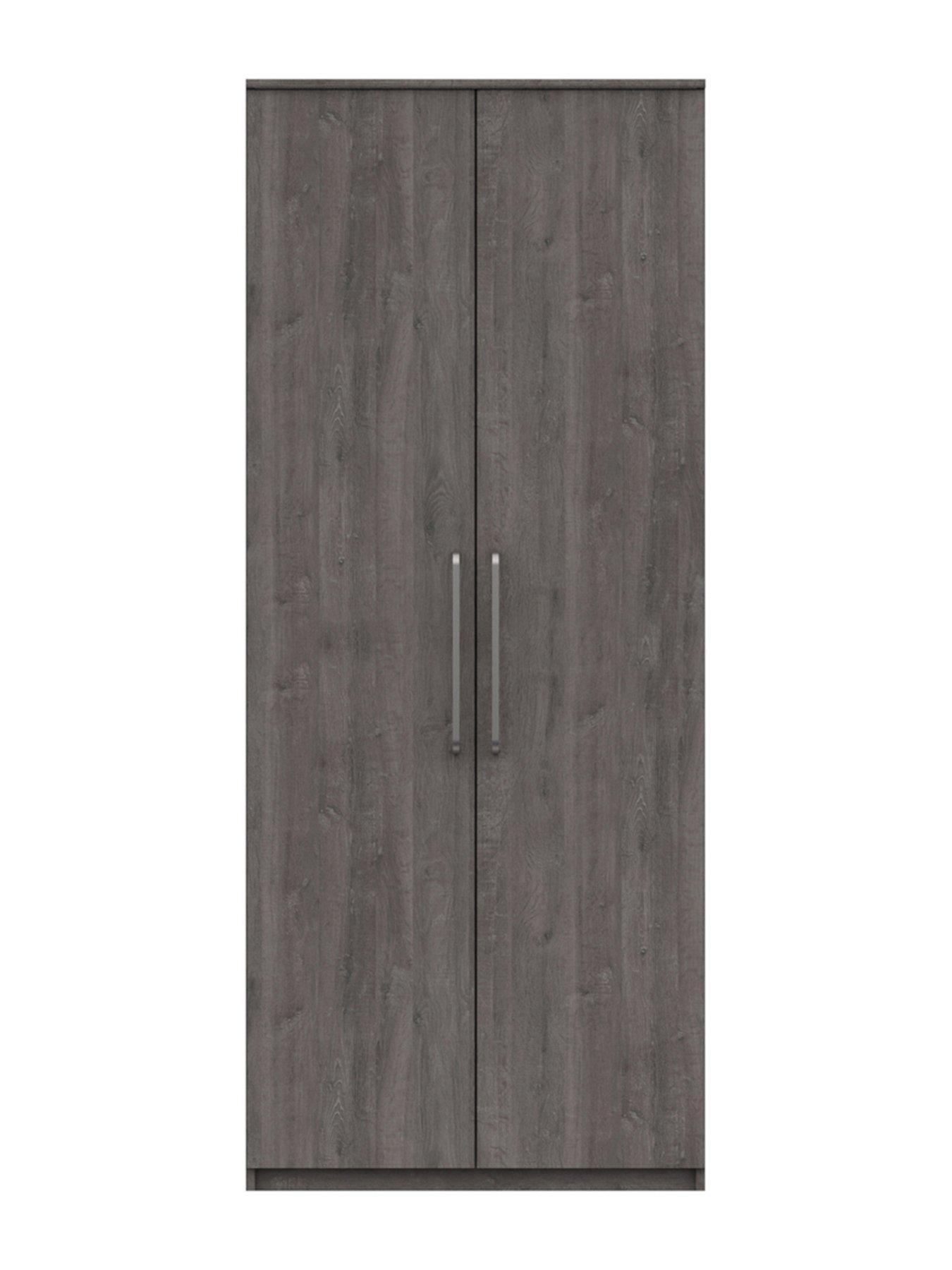 One Call Reagon Ready Assembled 2 Door Wardrobe