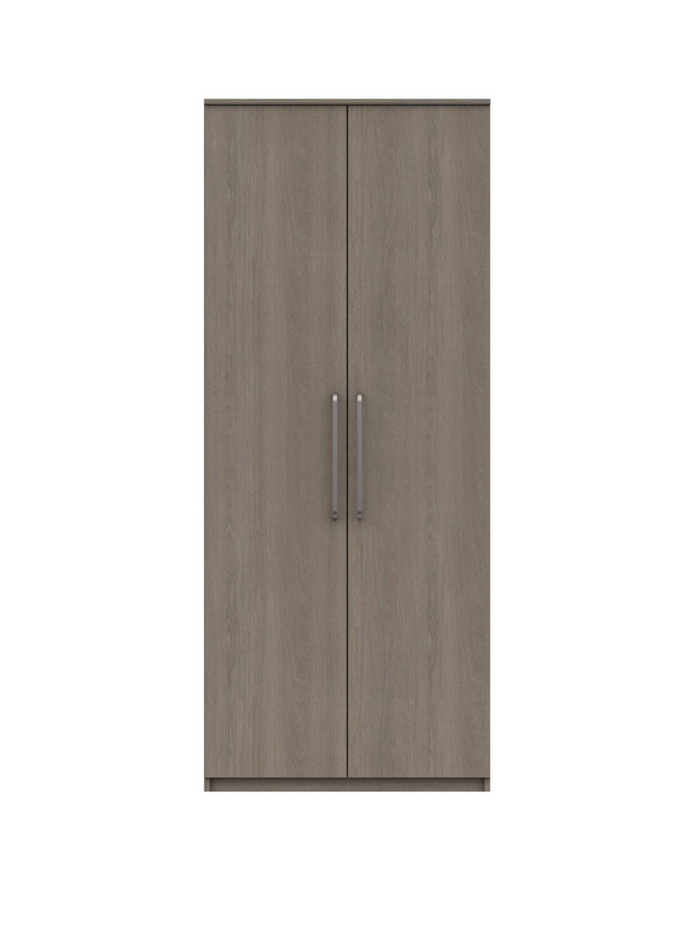  image of one-call-reagon-ready-assembled-2-door-wardrobe
