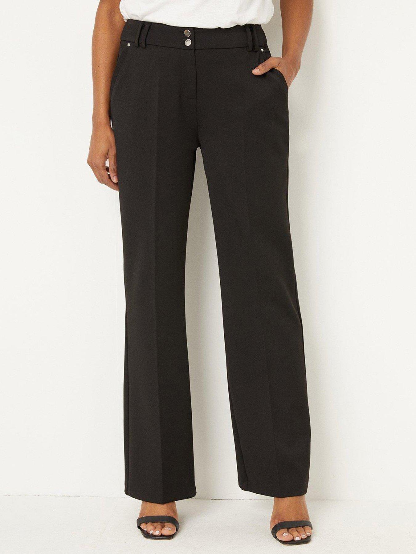 Wallis Smart Bootcut Trouser - Black