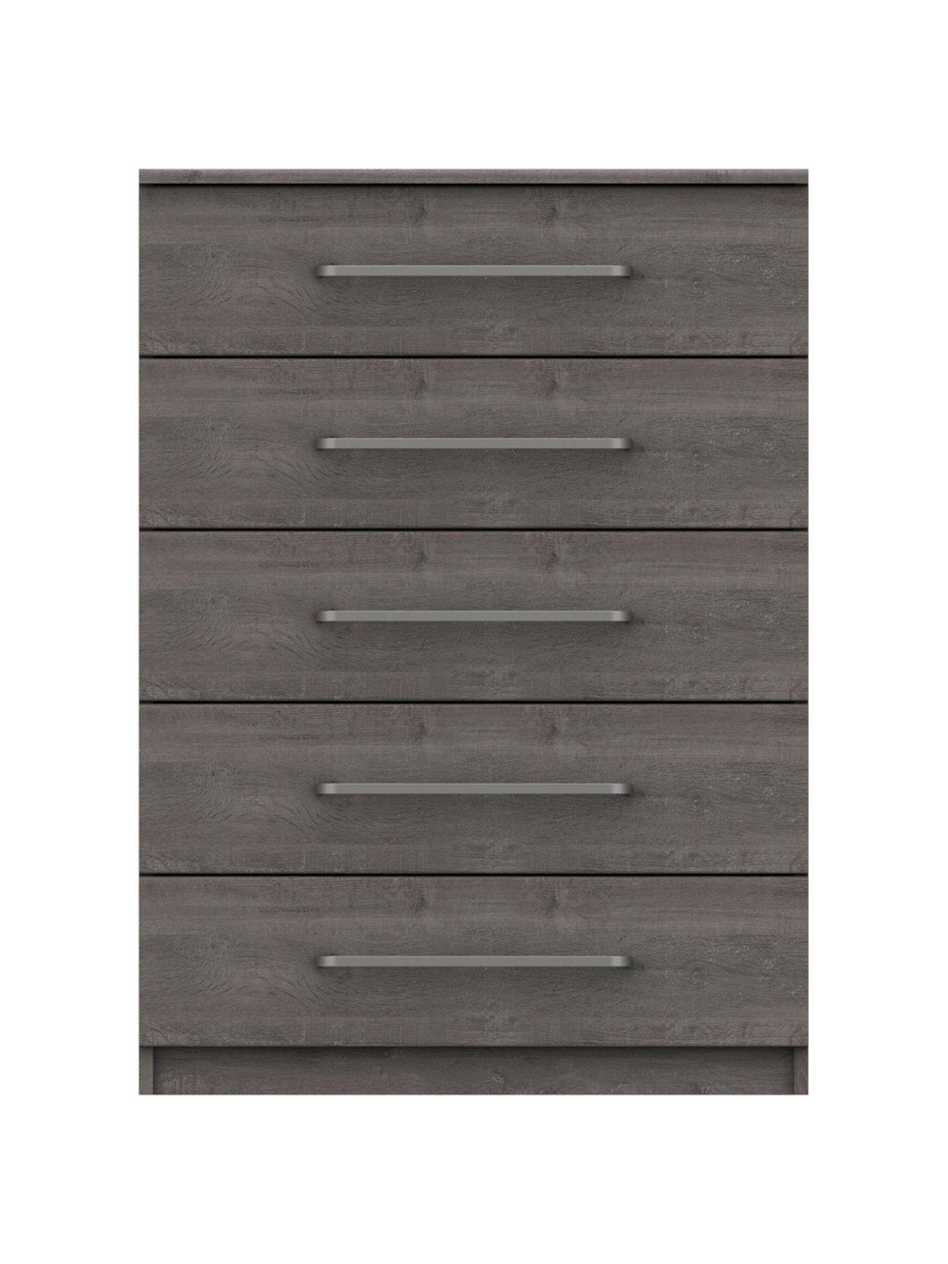 One Call Reagon Ready Assembled 5 Drawer Chest