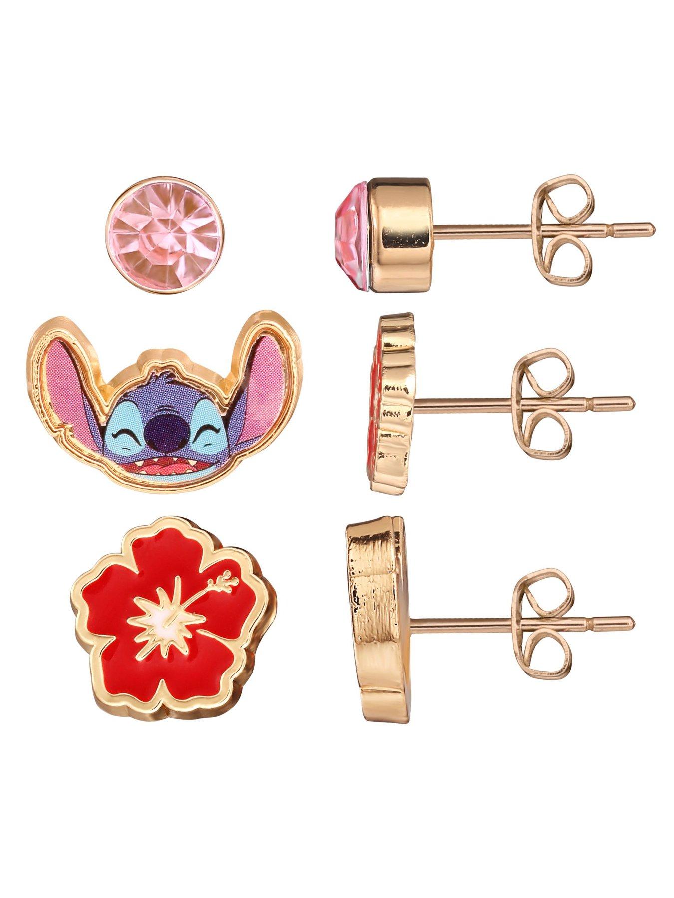 Image 2 of 3 of Disney Lilo &amp; Stitch&nbsp;Earring Set (3 Pairs)