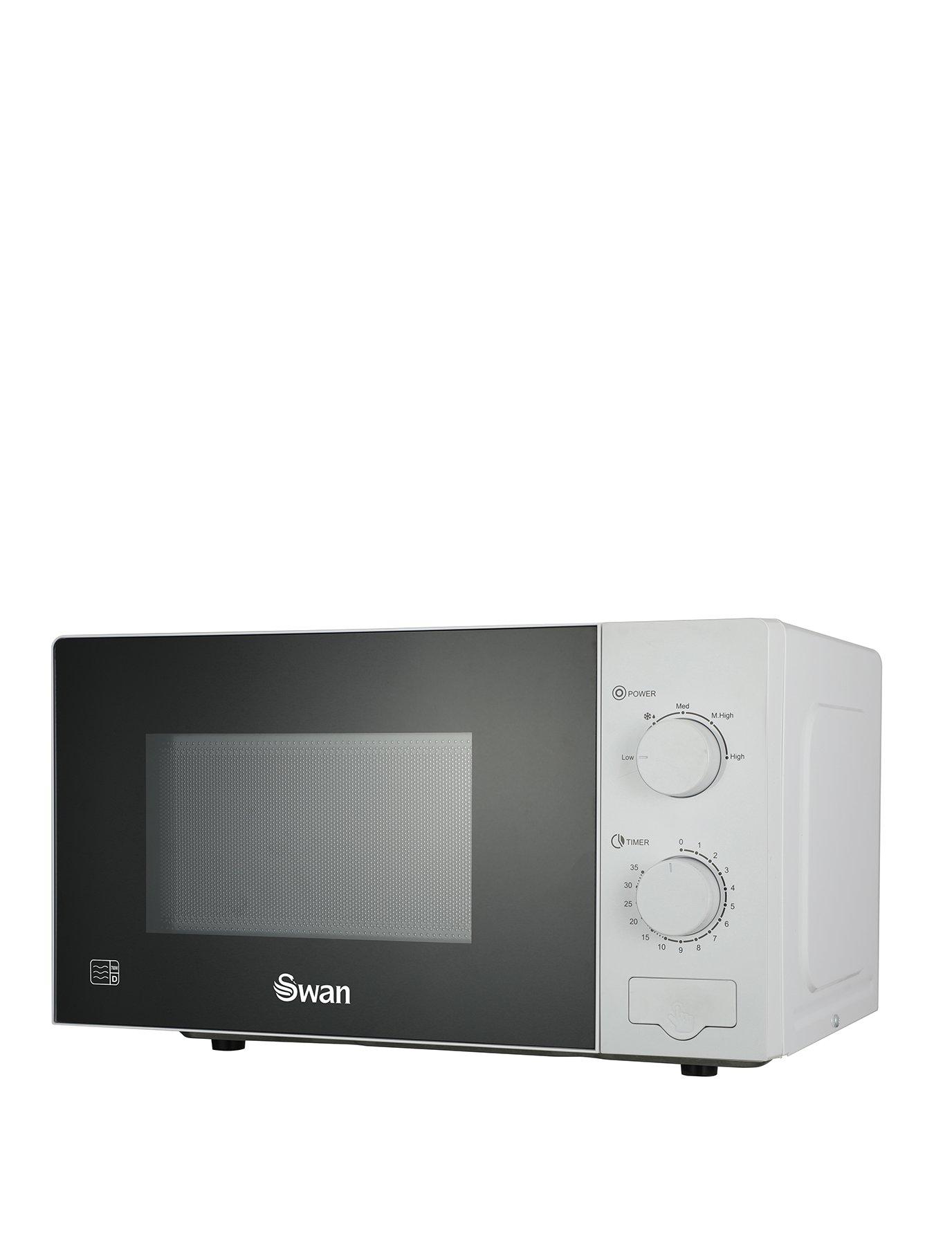 Image of Swan 20L 700W Manual Microwave - White
