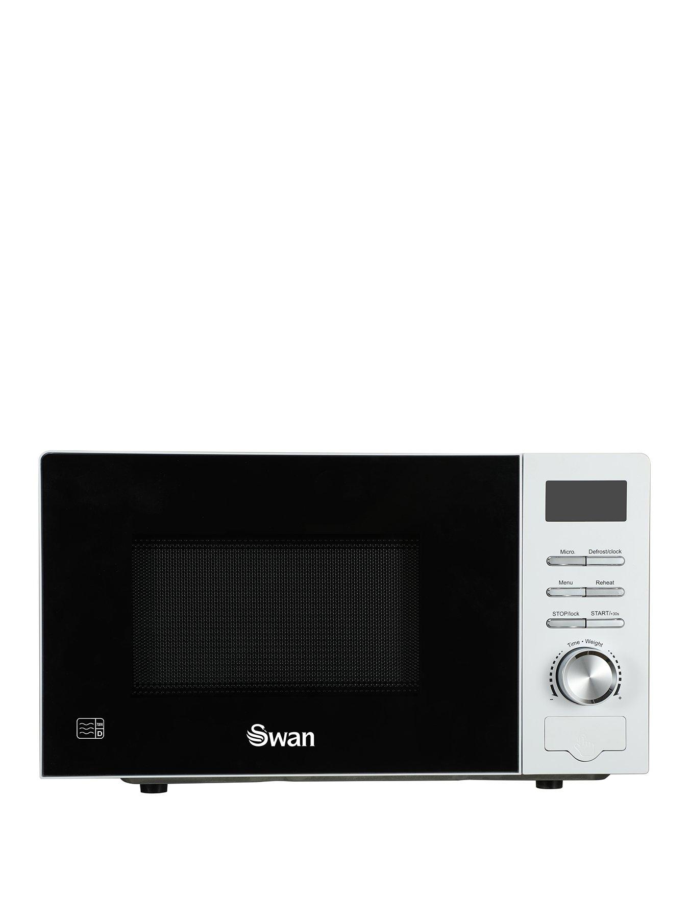 Swan 20L 700W Digital Microwave- White