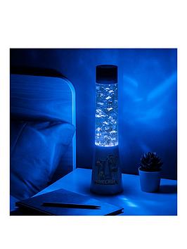 Product photograph of Minecraft Plastic Flow Lamp 33cm from very.co.uk
