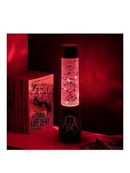 Product photograph of Star Wars Plastic Flow Lamp 33cm from very.co.uk