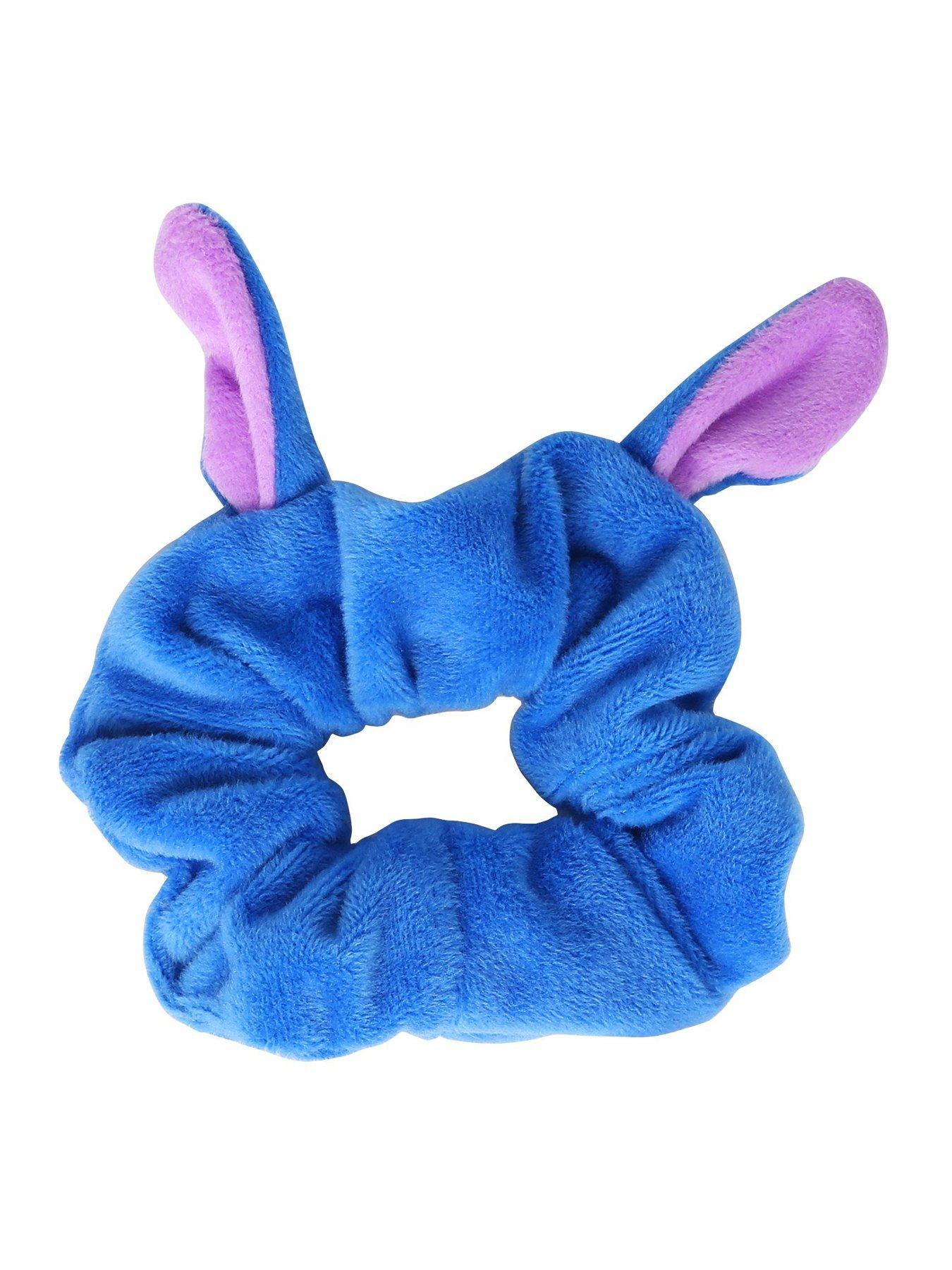 Image 2 of 5 of Disney Lilo &amp; Stitch Blue, Pink &amp; Purple 3pc Hair Scrunchie Set