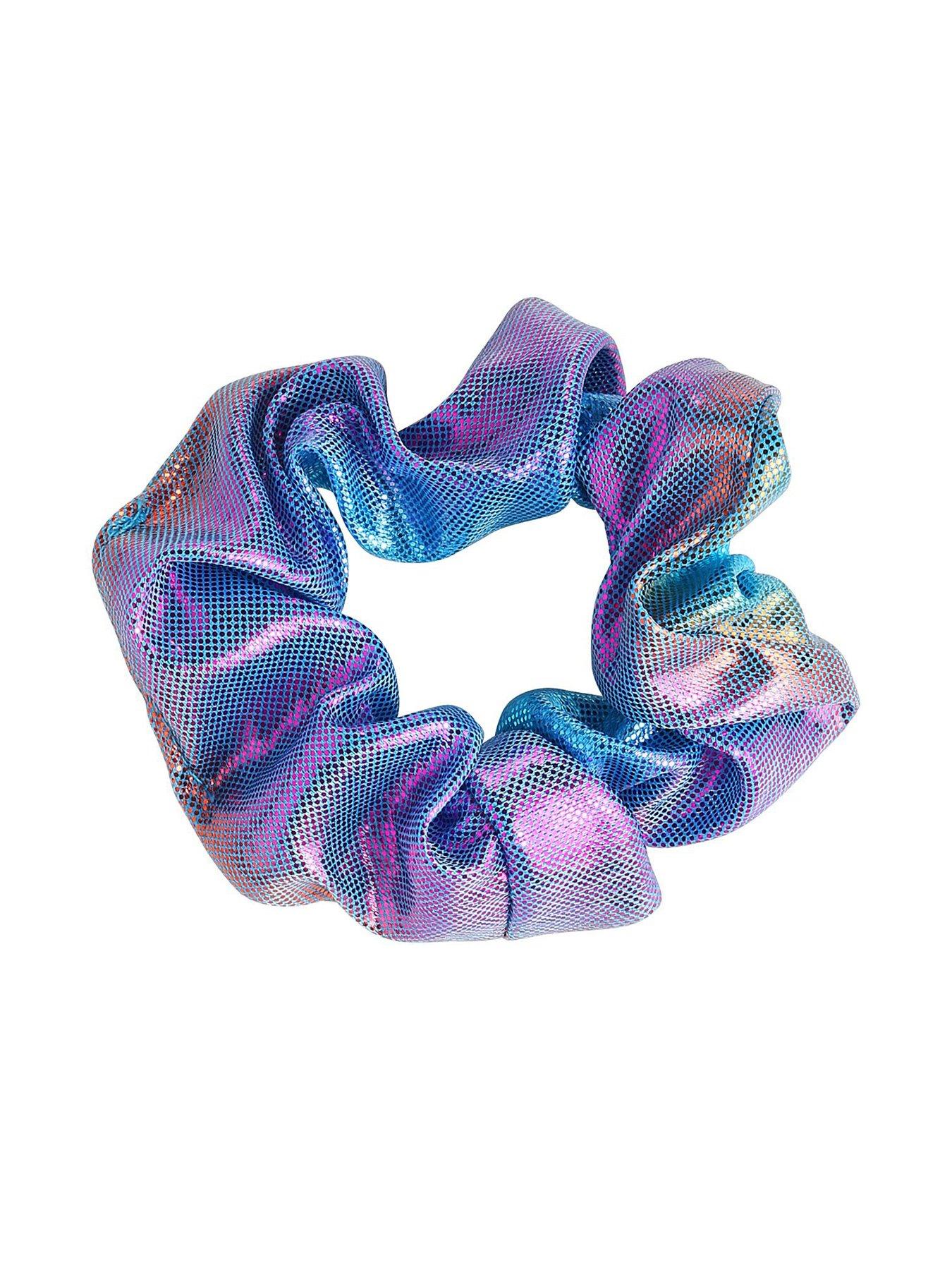 Image 3 of 5 of Disney Lilo &amp; Stitch Blue, Pink &amp; Purple 3pc Hair Scrunchie Set