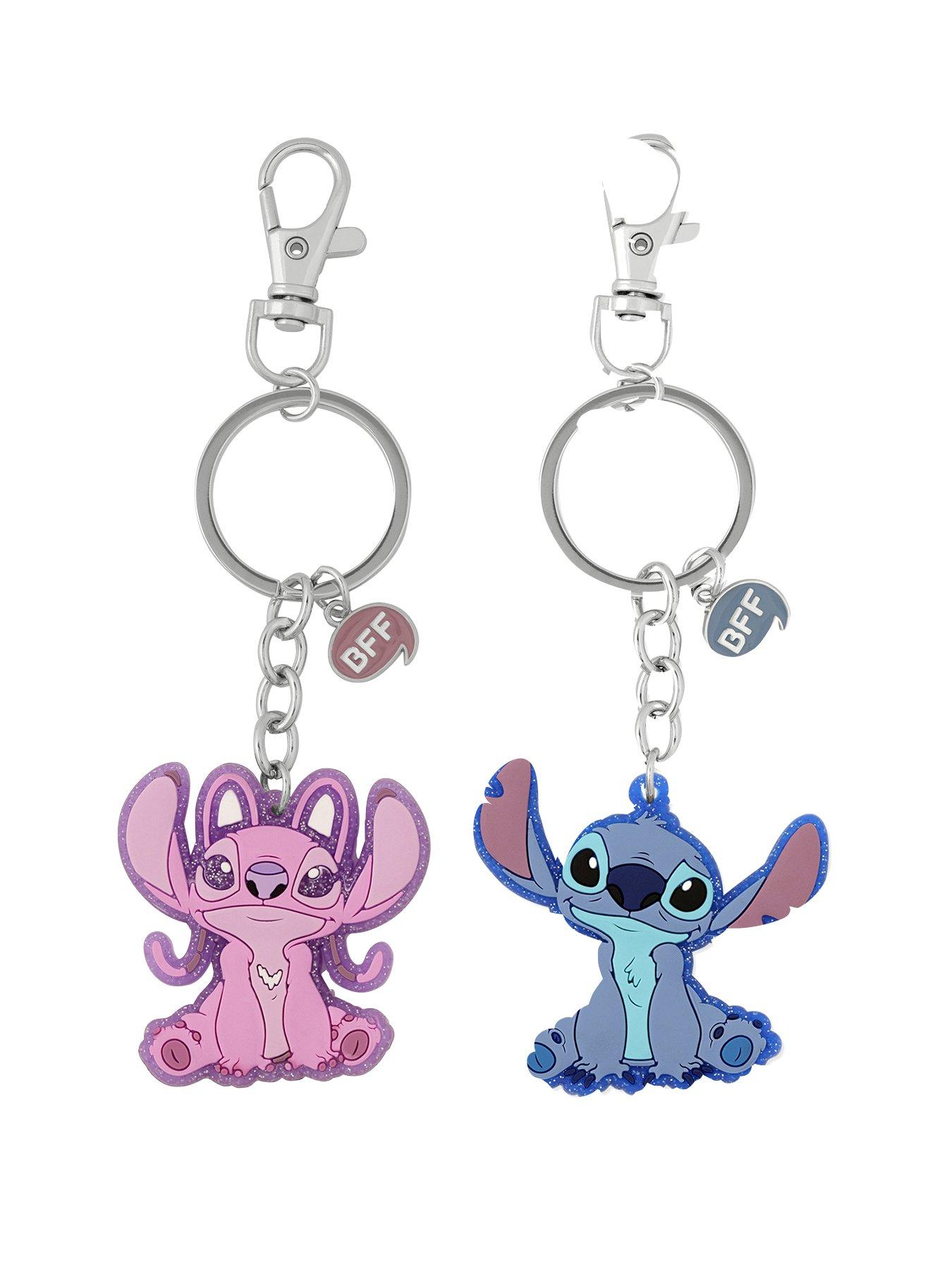 Keychain Lilo Stitch Pink, Fashion Stitch Key Chain