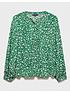  image of crew-clothing-leila-blouse-green