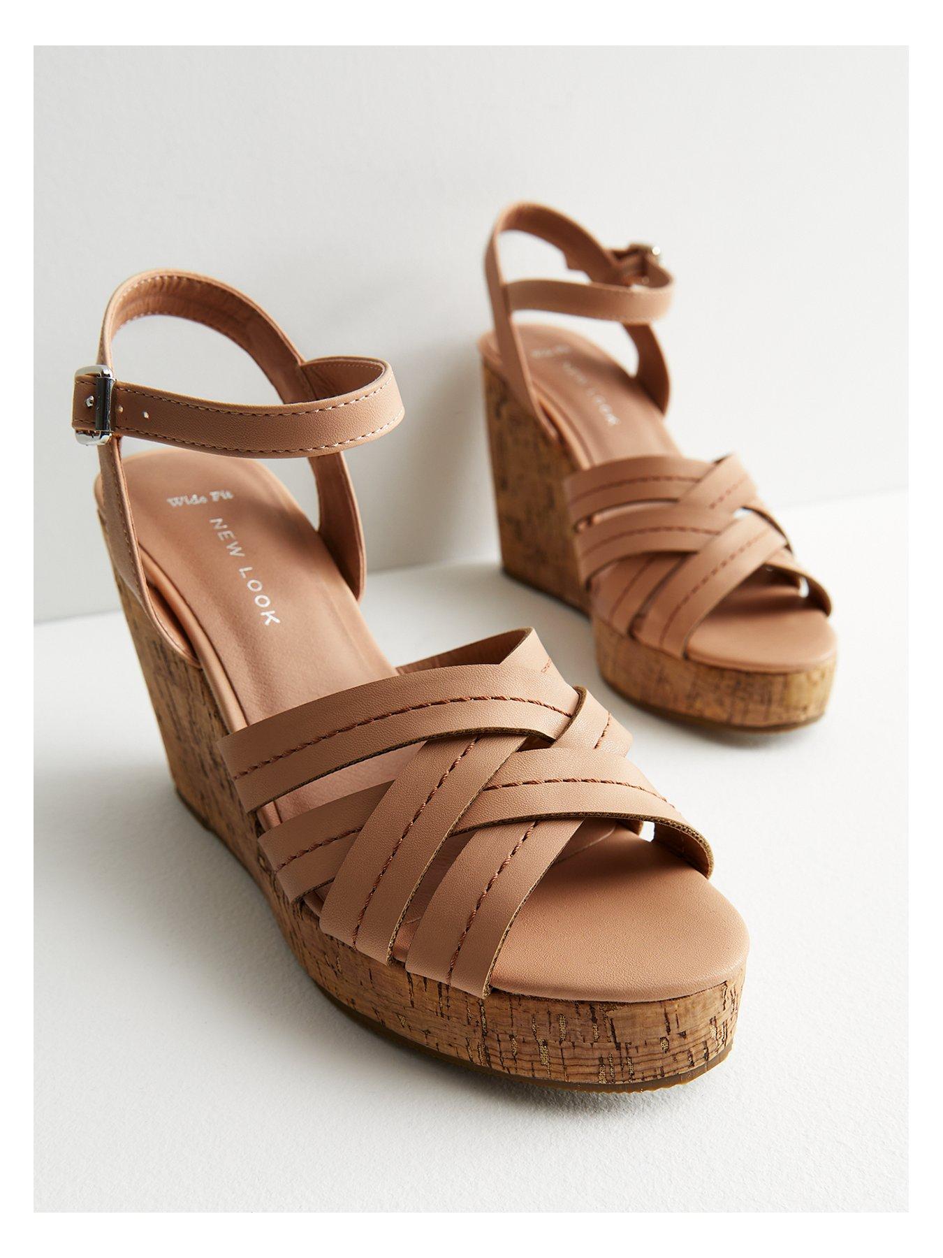 Cream wedge outlet sandals uk