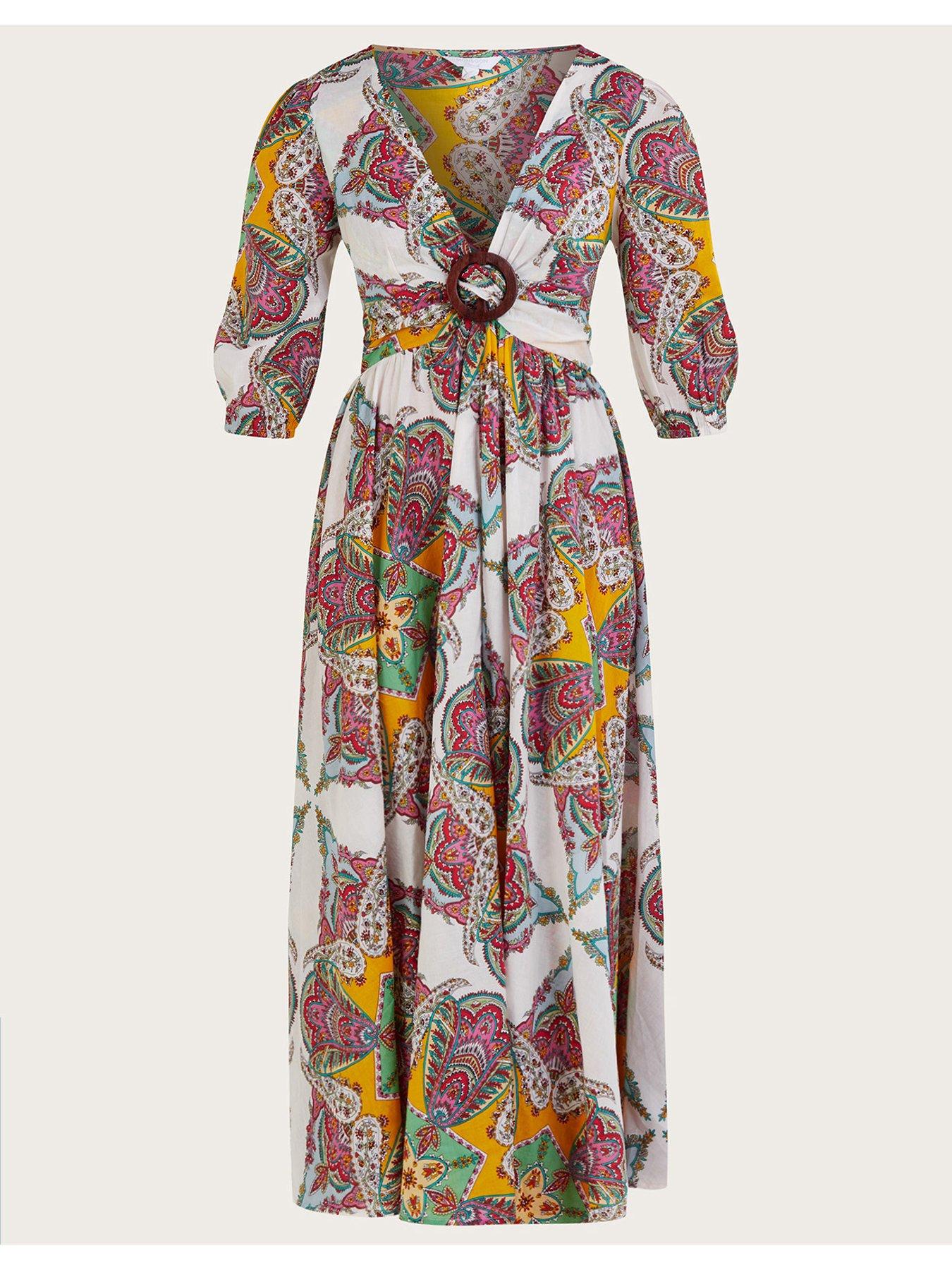 London times paisley hotsell print chiffon maxi dress