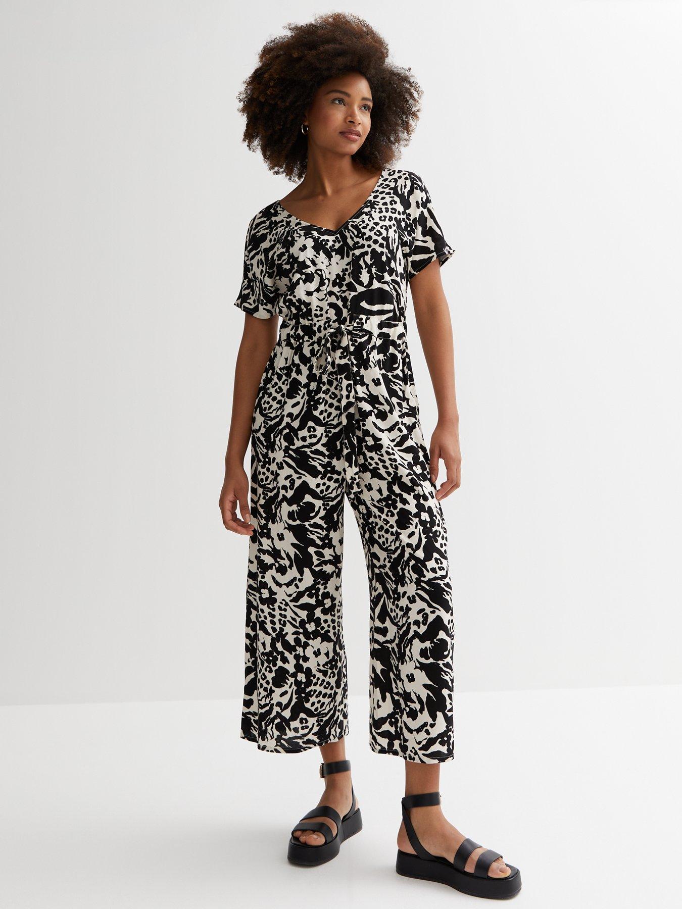 New look leopard print 2024 jumpsuit