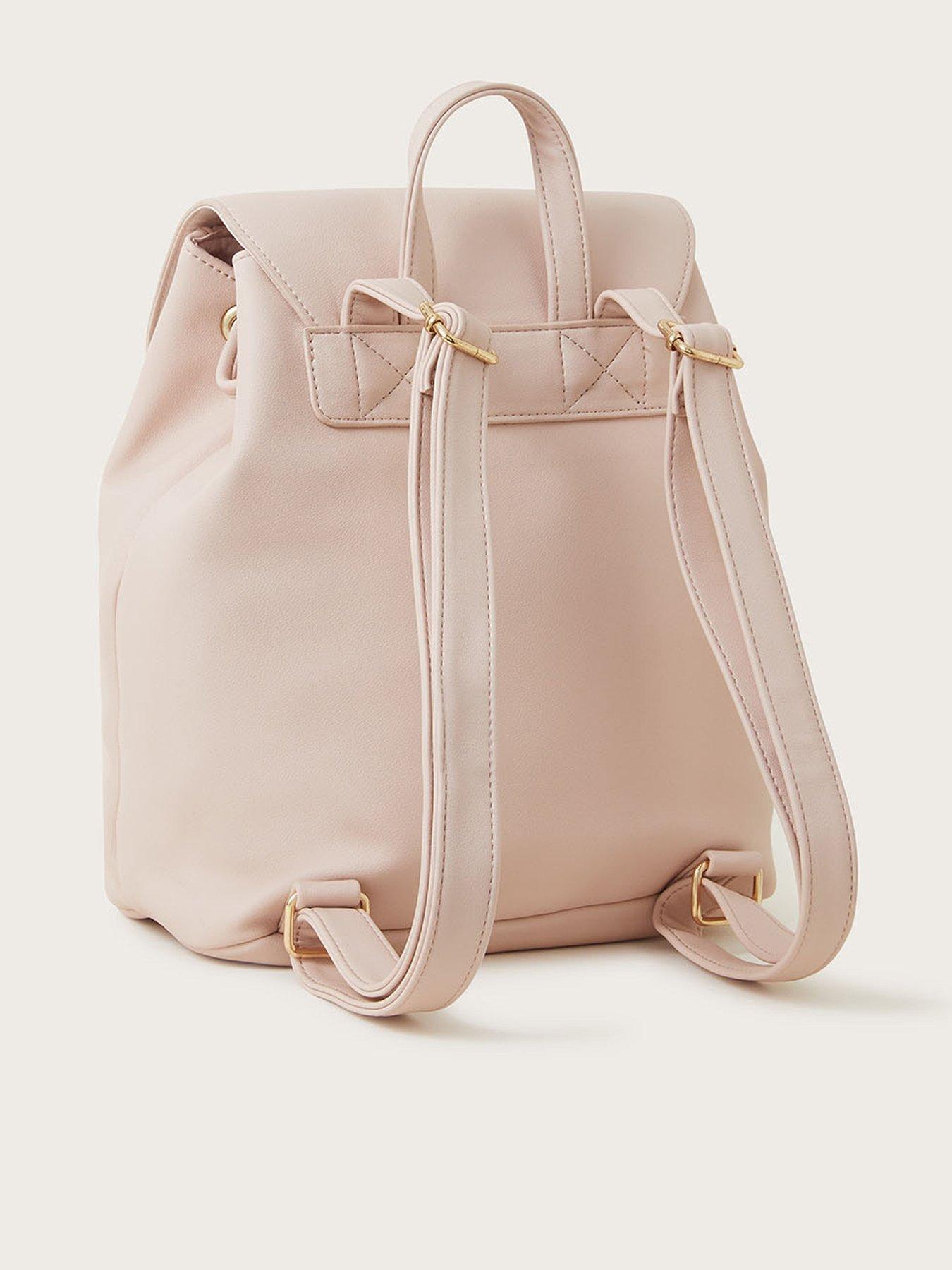 Vegan Nude Quilted Rucksack