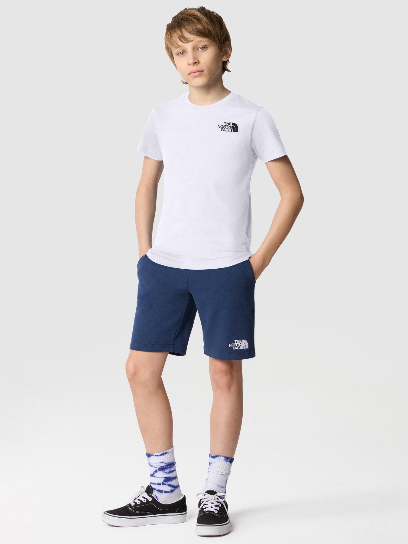 THE NORTH FACE Teen Short Sleeve Simple Dome Tee - White | Very.co.uk