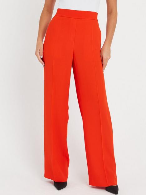 boss-tezuki-high-waist-tailored-wide-leg-trousers-orange