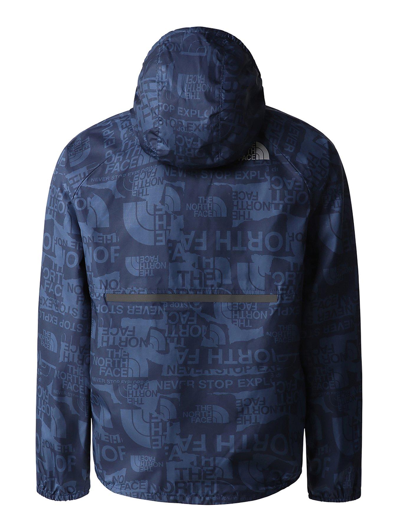 THE NORTH FACE Older Boy Never Stop Wind Jacket - Navy | very.co.uk