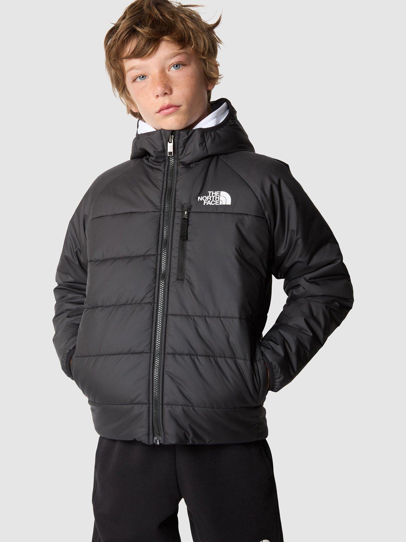 THE NORTH FACE Older Boys Reversible Perrito Jacket - Black | very.co.uk