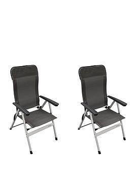 Product photograph of Vango Highbury Textilene Chair Two Chair Pack from very.co.uk