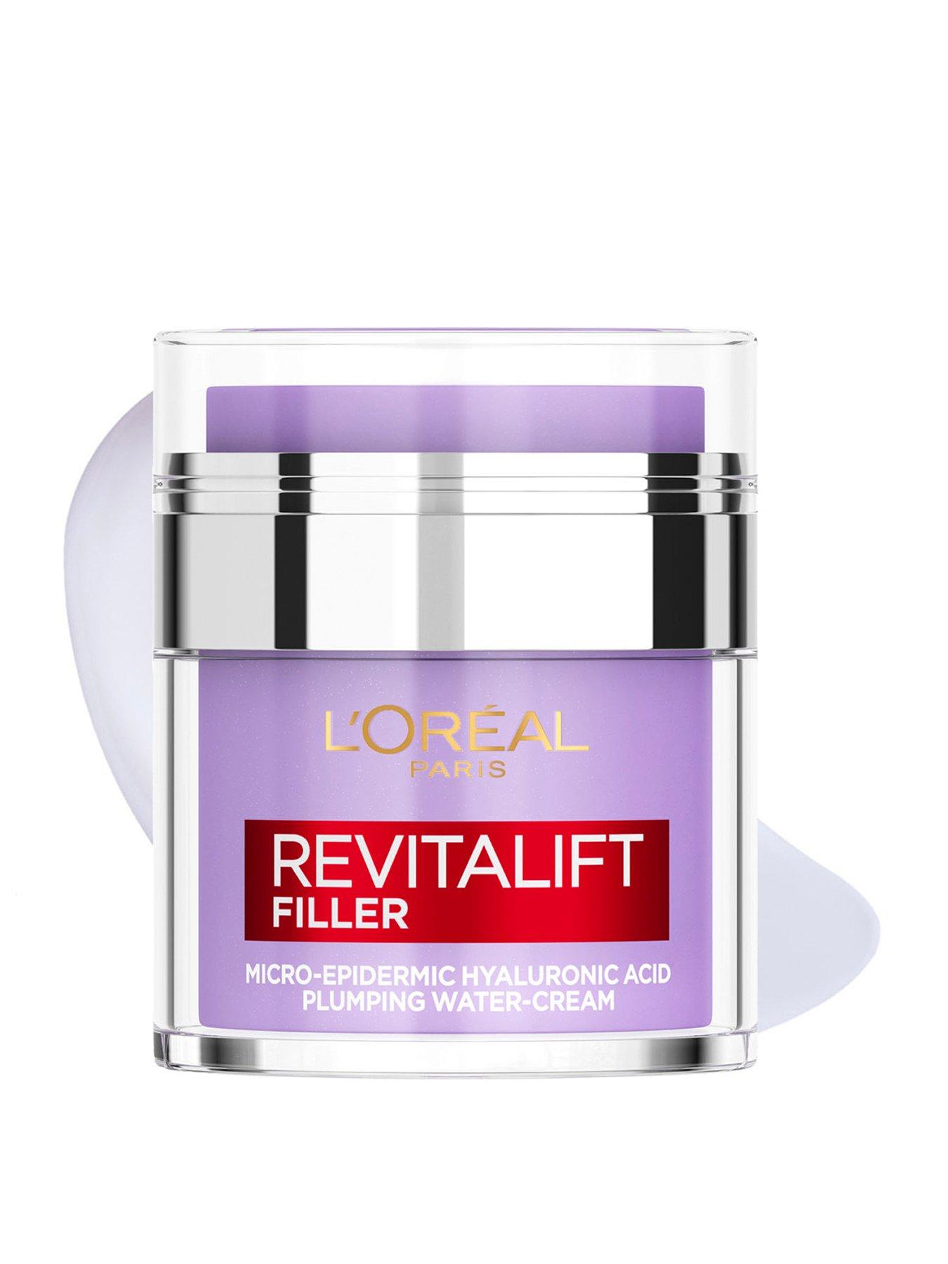 Image 1 of 4 of L'Oreal Paris L'Oreal Revitalift Filler Plumping Water-Cream Micro-Epidermic Hyaluronic Acid