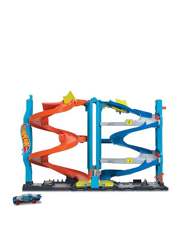 Image 2 of 7 of Hot Wheels City Transforming Race Tower Playset