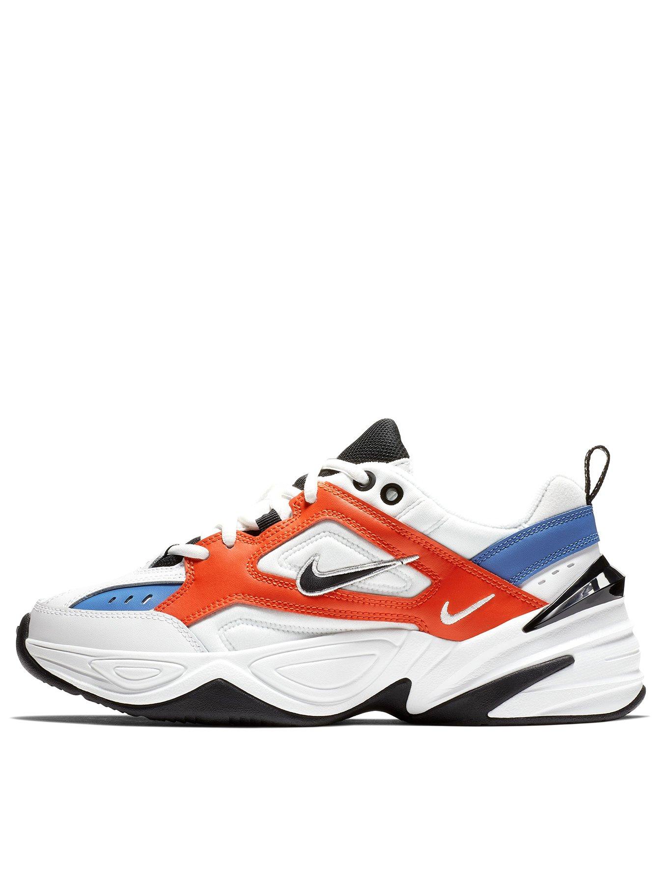 Nike tekno hot sale grey orange