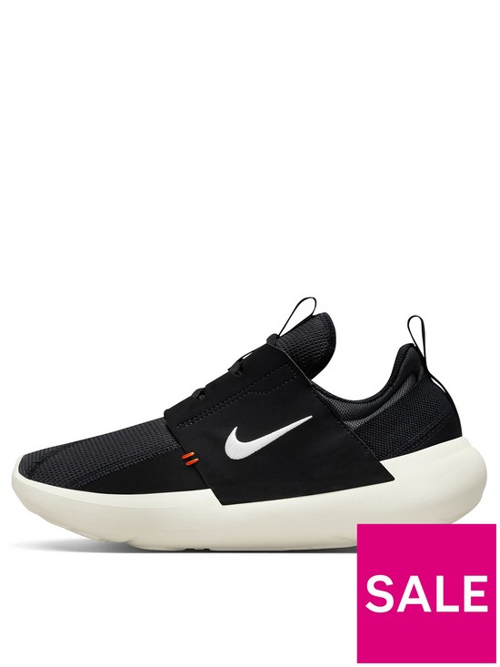 front image of nike-e-series-trainers-black