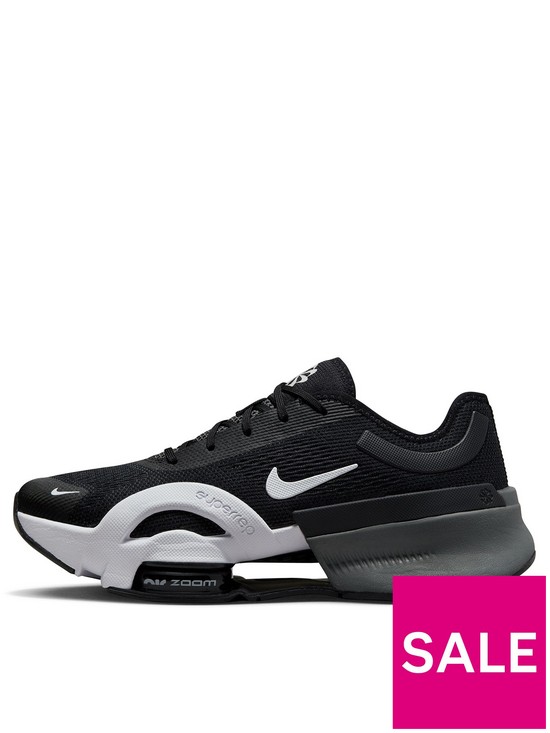 front image of nike-zoom-superrep-4-next-nature-trainers-blackwhite