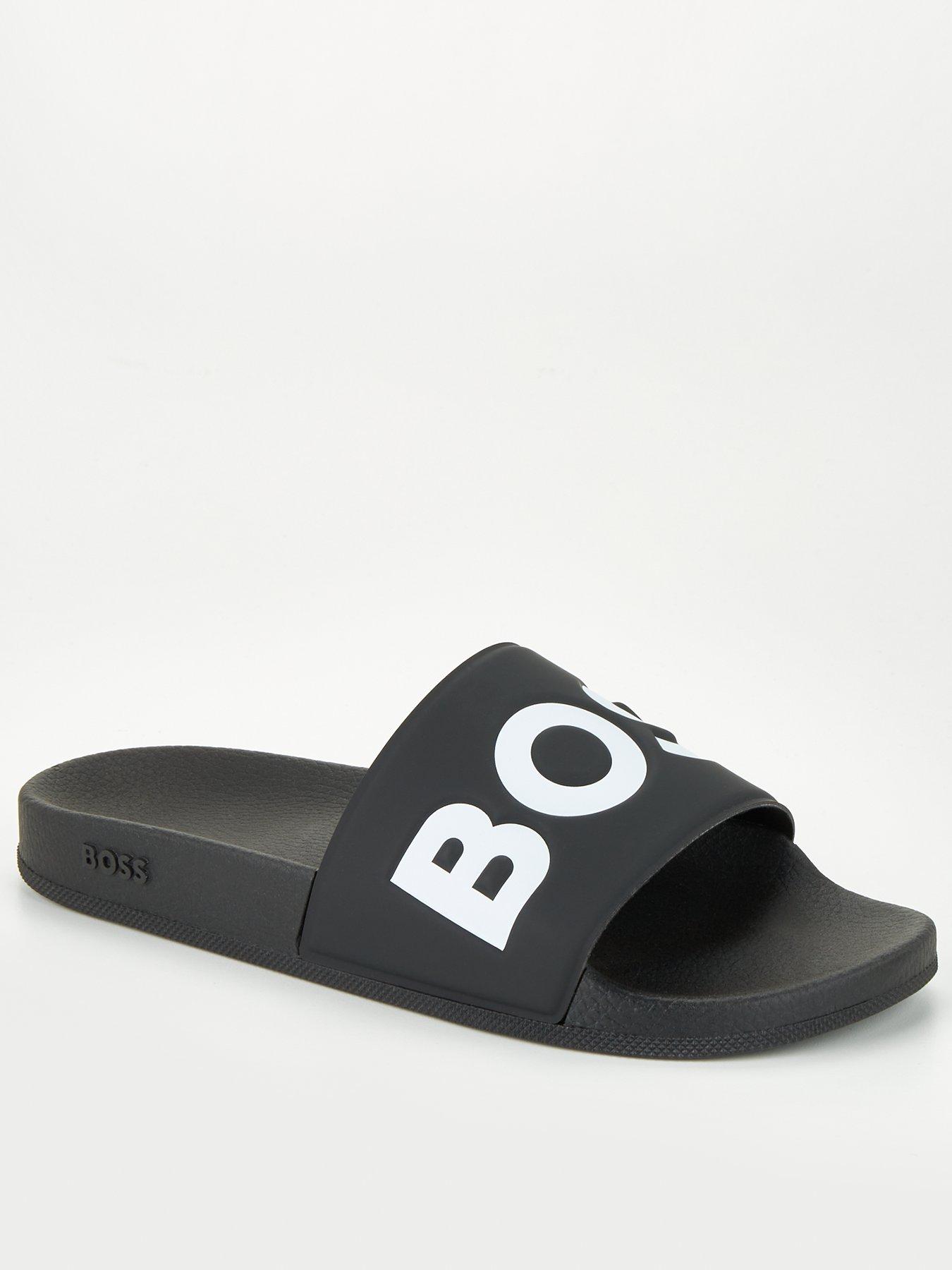 Image 1 of 6 of BOSS Aryeh Slider &nbsp;- Black/White
