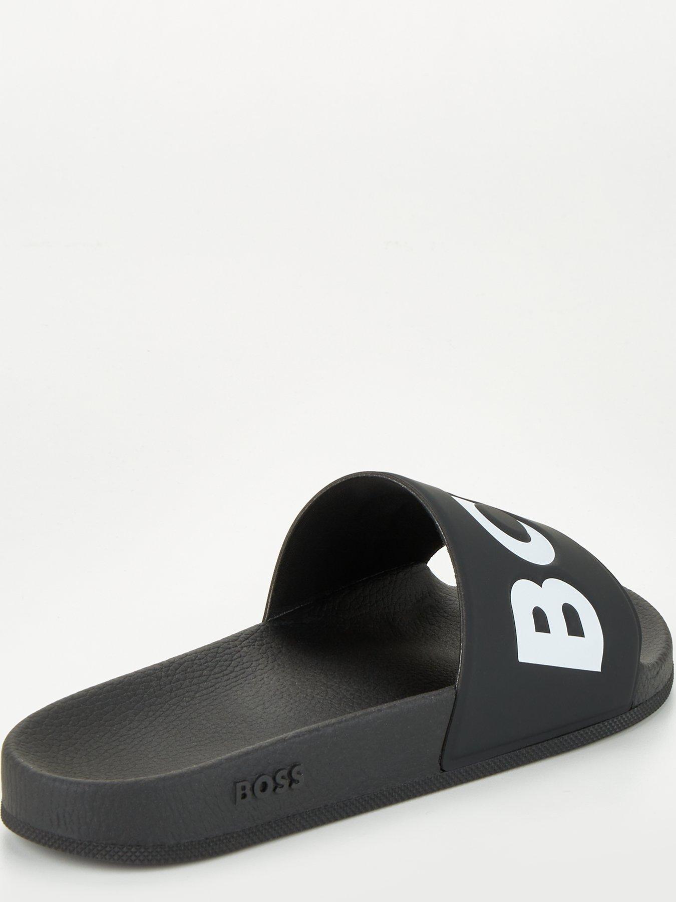 Image 2 of 6 of BOSS Aryeh Slider &nbsp;- Black/White