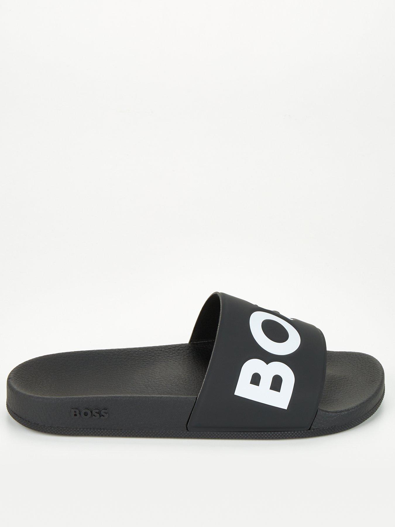 Image 3 of 6 of BOSS Aryeh Slider &nbsp;- Black/White