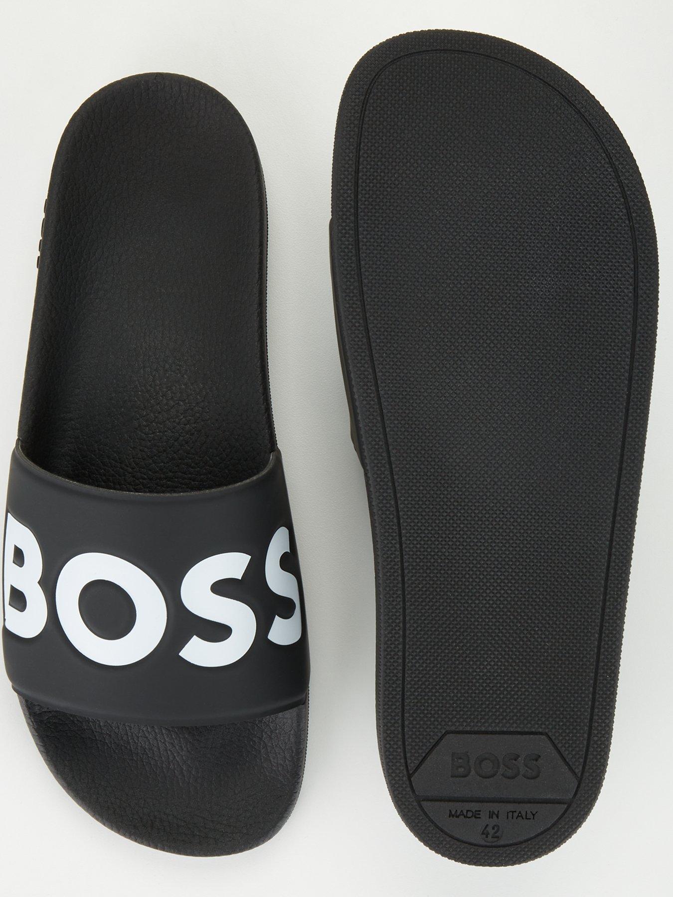 Image 5 of 6 of BOSS Aryeh Slider &nbsp;- Black/White