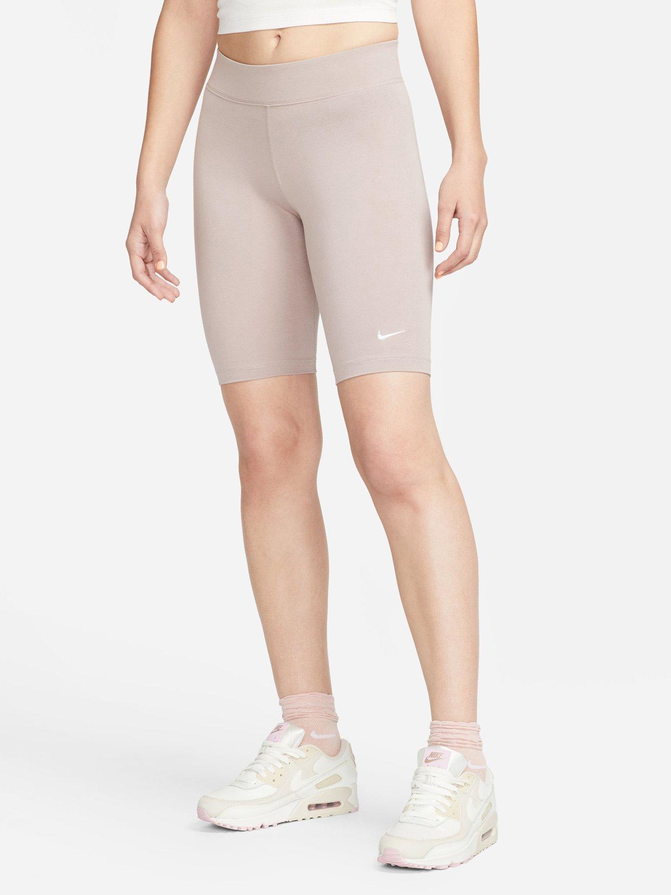 Nike Nsw Essential Bike Short - Dark Beige | very.co.uk