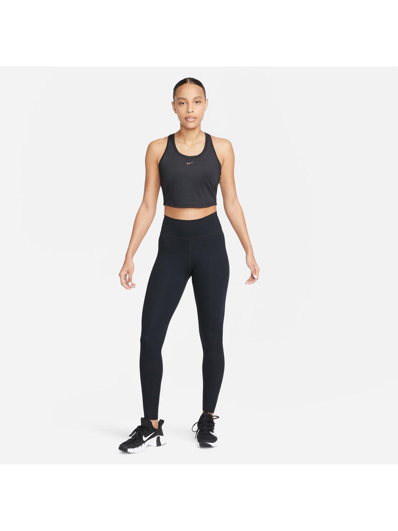 Nike Women's Yoga Dri Fit Tank - BLACK