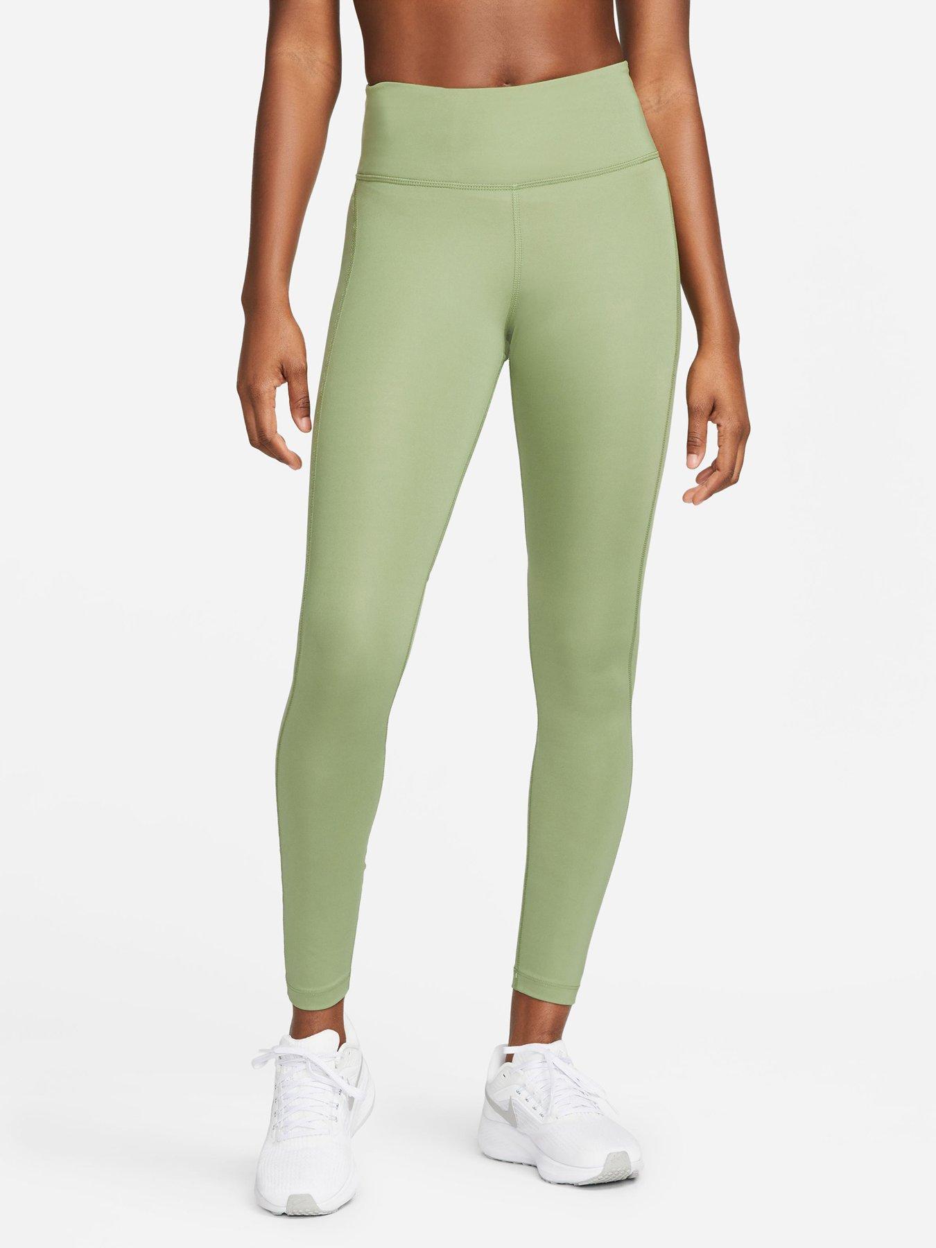 Khaki nike pro sales leggings