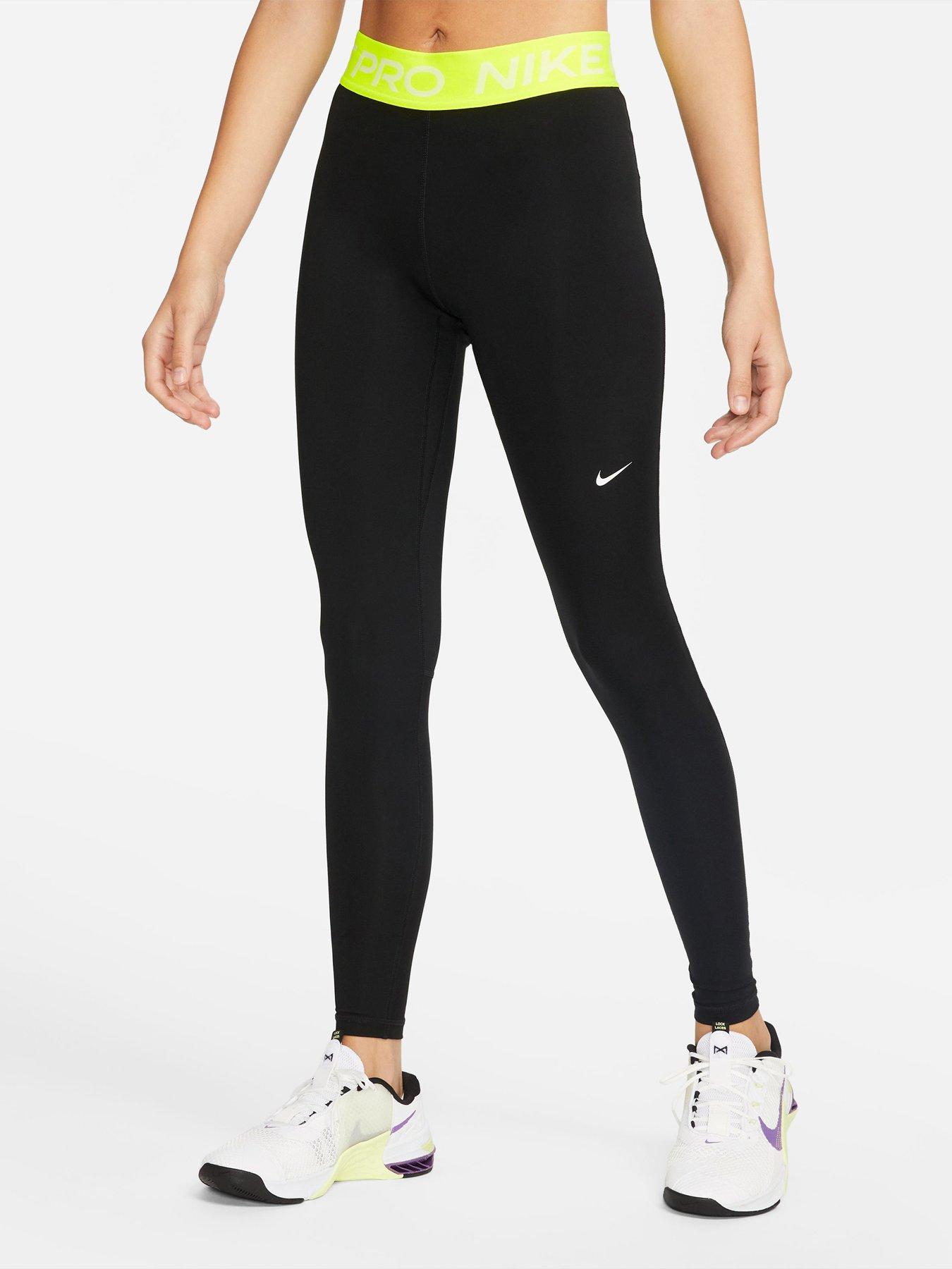 Nike Pro Women Plus 365 7/8 Leggings - Pink, 2X