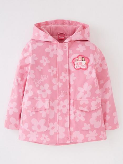 barbie-floral-pu-rain-mac-pink