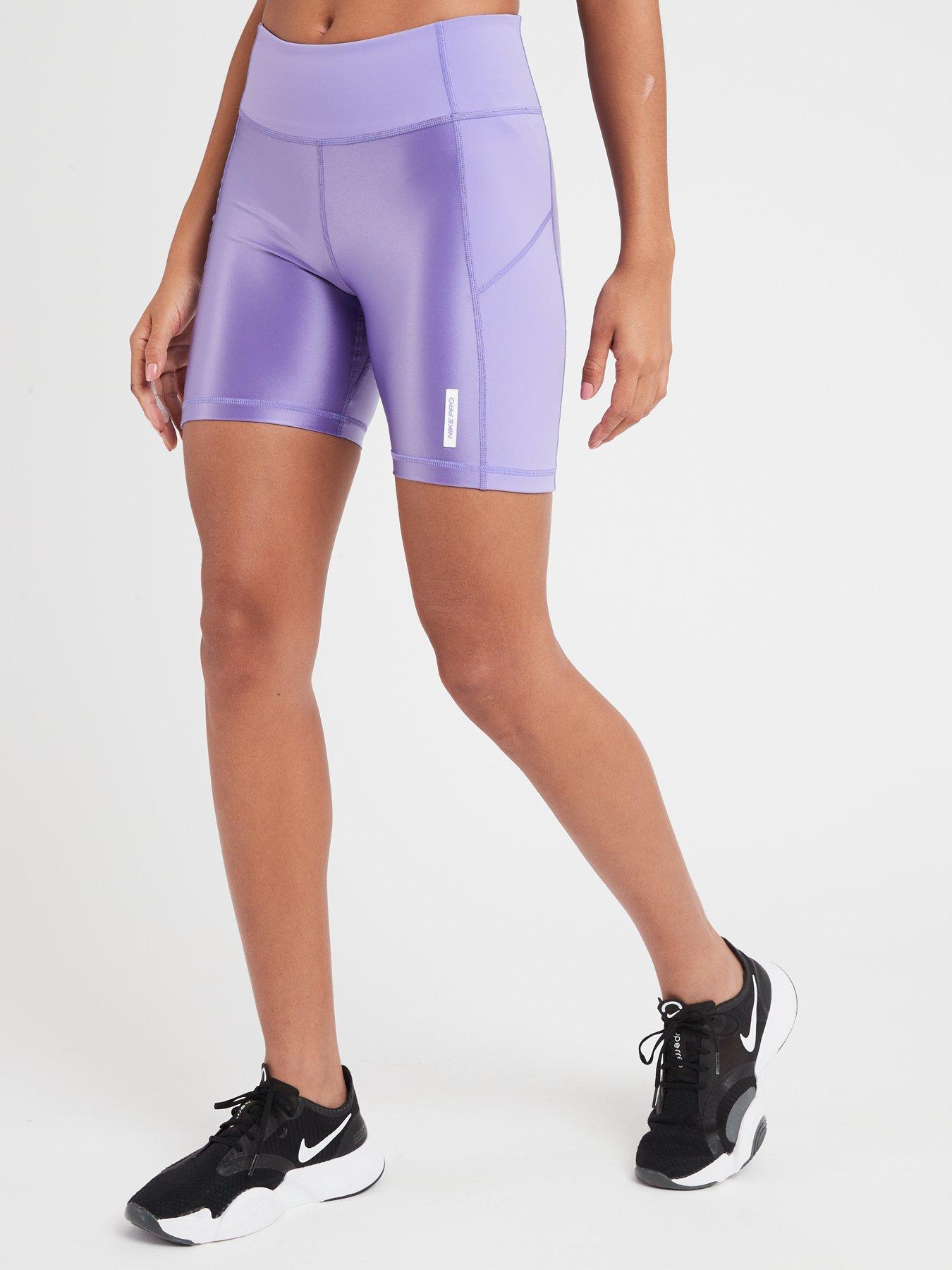 Nike Pro Shorts & Sports Bra Set Purple - $30 (57% Off Retail