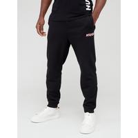 HUGO Drokko Relaxed Fit Joggers - Black | very.co.uk