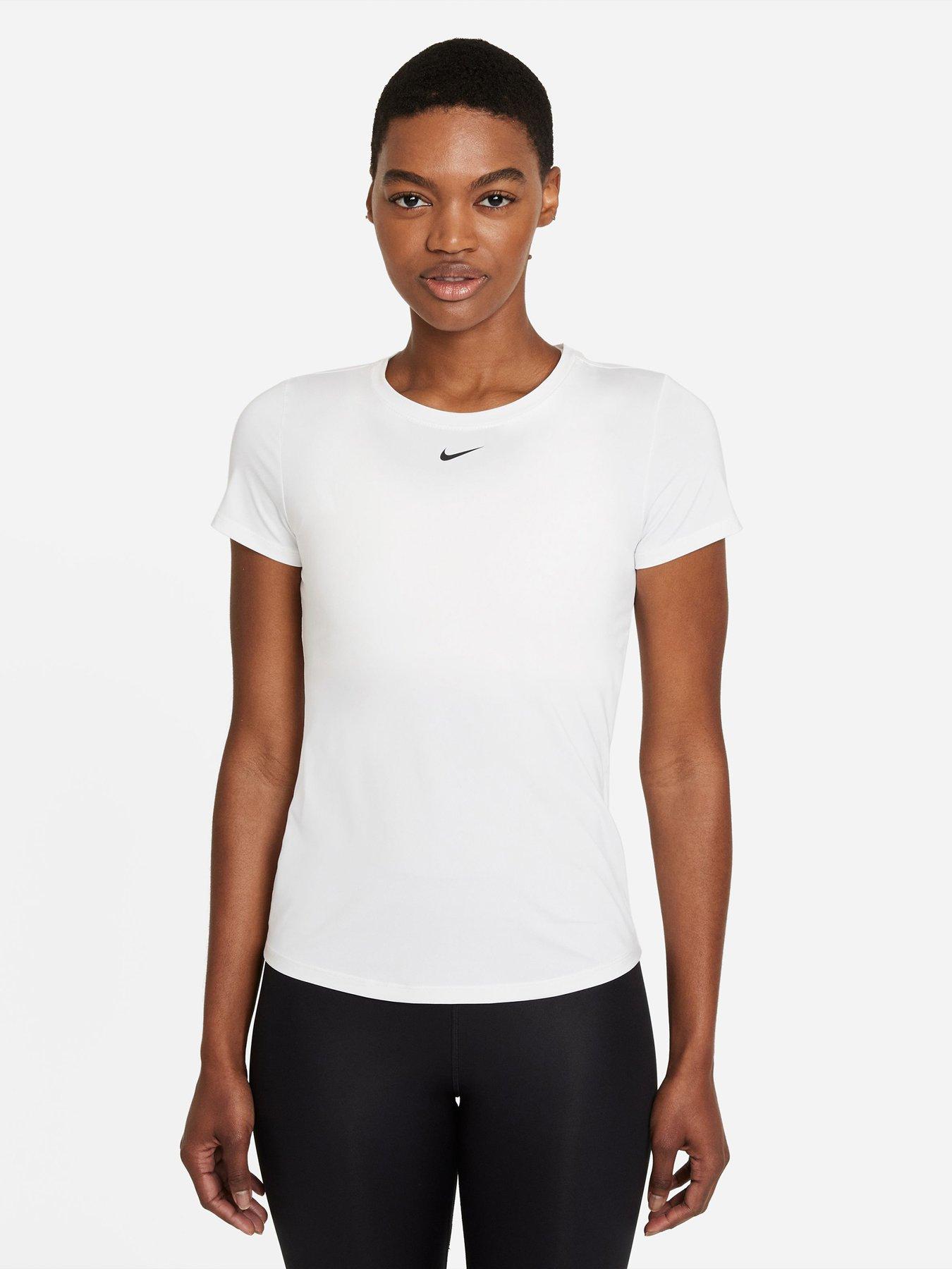 Nike The One Df Slim Fit Tee - White | Very.co.uk